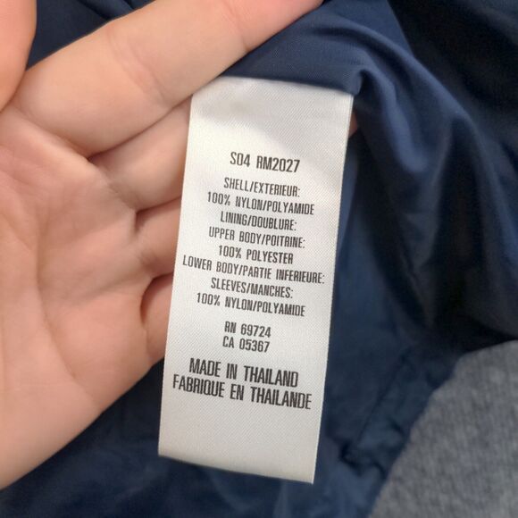 Columbia Omni-Tech Windbreaker Jacket Mens Small Blue Breathable Waterproof - Picture 13 of 16